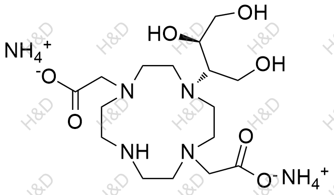 钆布醇杂质11(铵盐)结构式