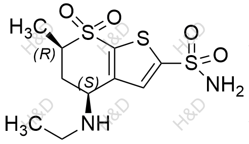 (4S,6R)-多佐胺EP杂质B结构式