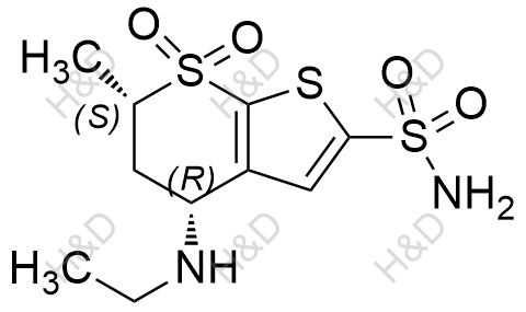 (4R,6S)-多佐胺EP杂质B结构式