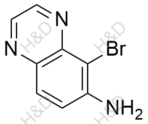溴莫尼定EP杂质B结构式