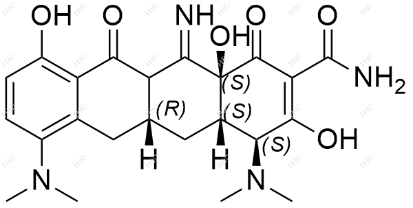 米诺环素EP杂质E结构式