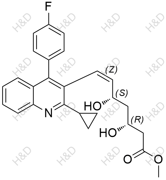 匹伐他汀杂质104结构式