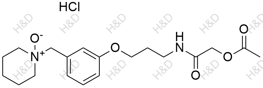 醋酸罗沙替丁氮氧化物（盐酸盐）结构式