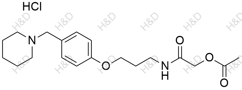 罗沙替丁杂质14（盐酸盐）结构式