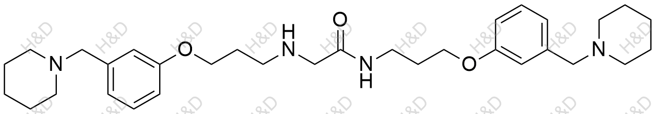 罗沙替丁杂质10结构式