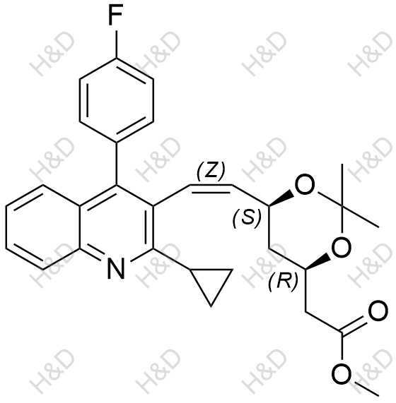 匹伐他汀杂质105结构式