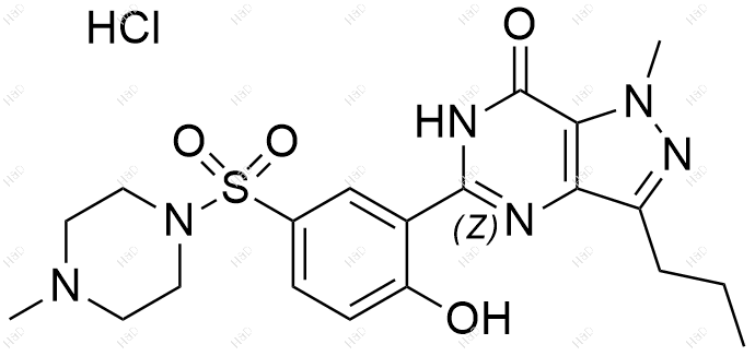 西地那非EP杂质C（盐酸盐）结构式