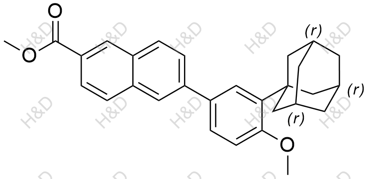 阿达帕林甲酯化学结构式