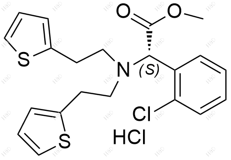 氯吡格雷杂质8(盐酸盐)结构式