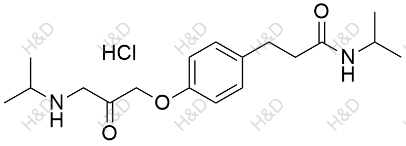 艾司洛尔杂质24（盐酸盐）结构式