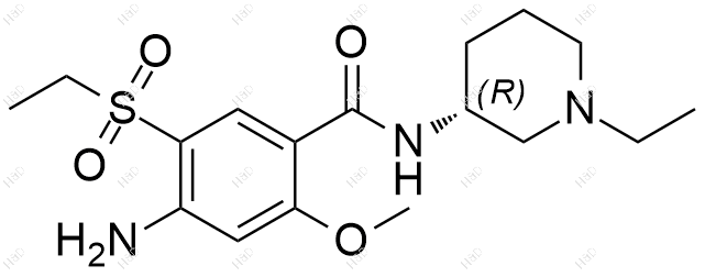 (R)-氨磺必利EP杂质G结构式