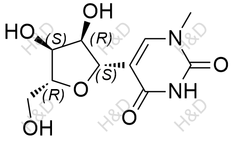 N1-甲基-假尿苷结构式