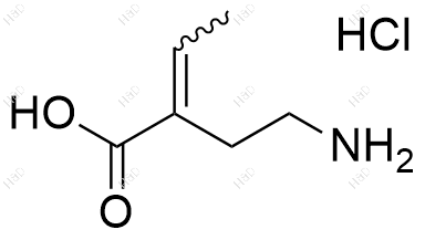 氨己烯酸EP杂质B（盐酸盐）结构式