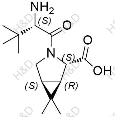 帕罗韦德杂质11结构式