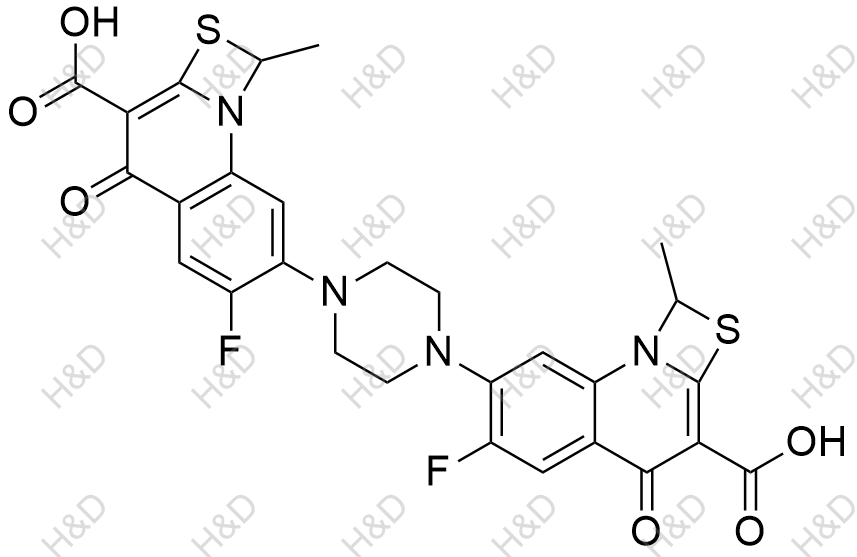普卢利沙星杂质5结构式