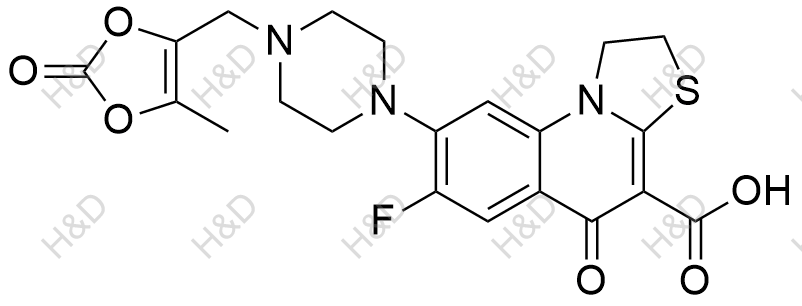 普卢利沙星杂质3结构式