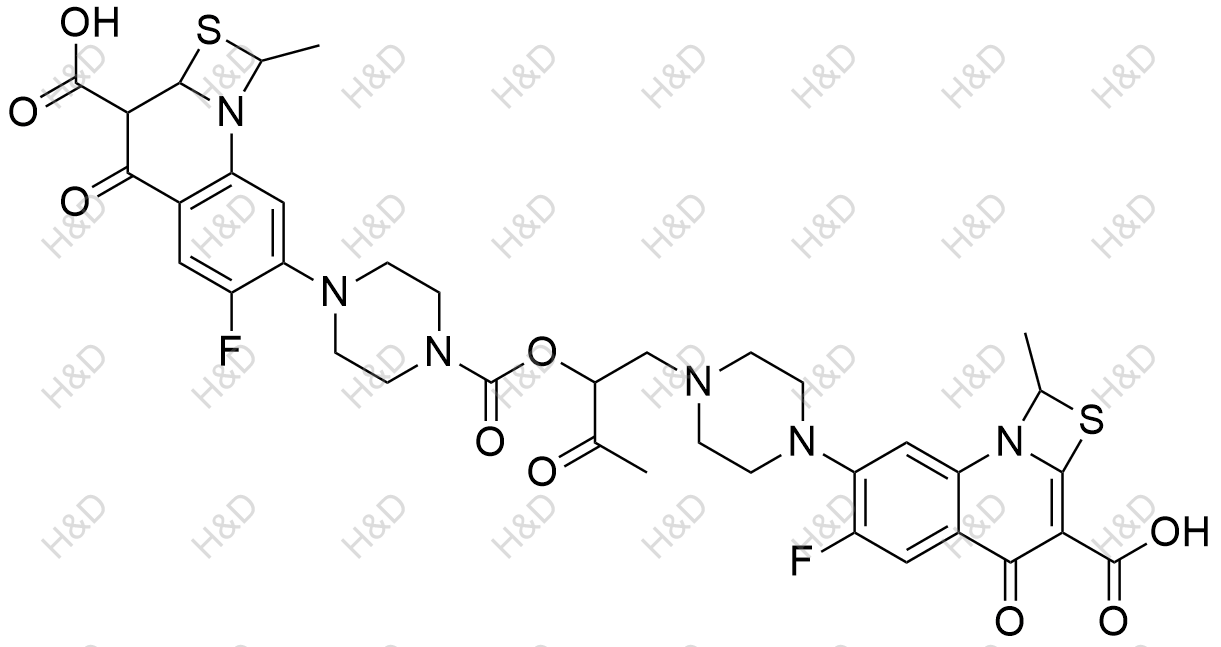 普卢利沙星杂质1结构式