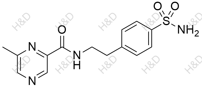 格列吡嗪EP杂质D结构式
