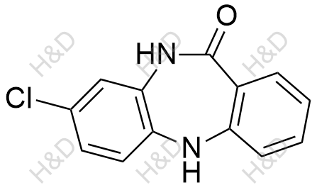 氯氮平EP杂质A结构式