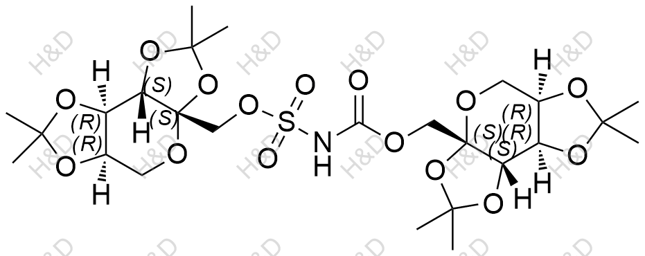 托吡酯EP杂质D结构式