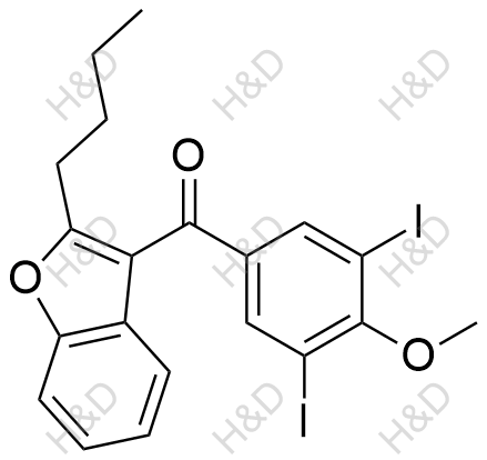 胺碘酮杂质32结构式
