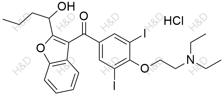胺碘酮杂质22(盐酸盐)结构式