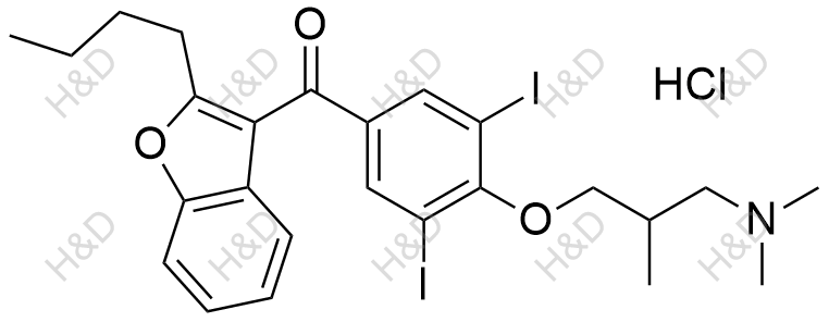 胺碘酮杂质21(盐酸盐)结构式