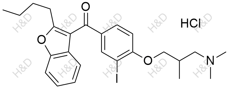 胺碘酮杂质20(盐酸盐)结构式