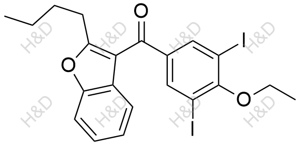 胺碘酮杂质17结构式