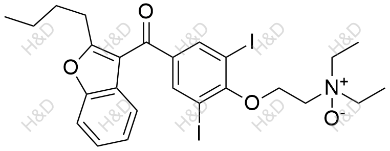 胺碘酮氮氧化物结构式