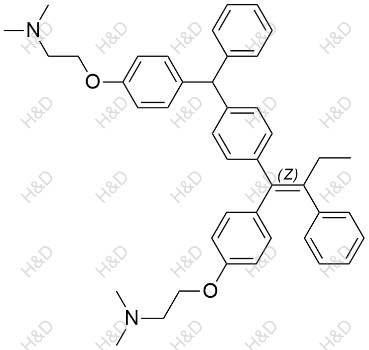 他莫昔芬EP杂质H结构式