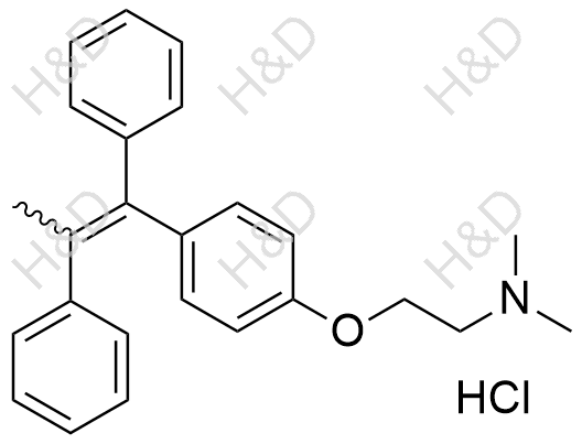 他莫昔芬EP杂质D(盐酸盐)结构式