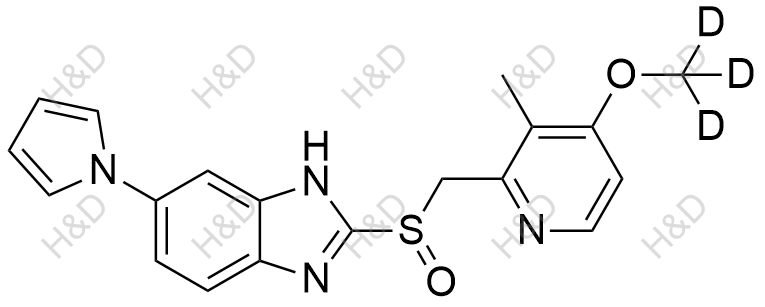 艾普拉唑-d3结构式