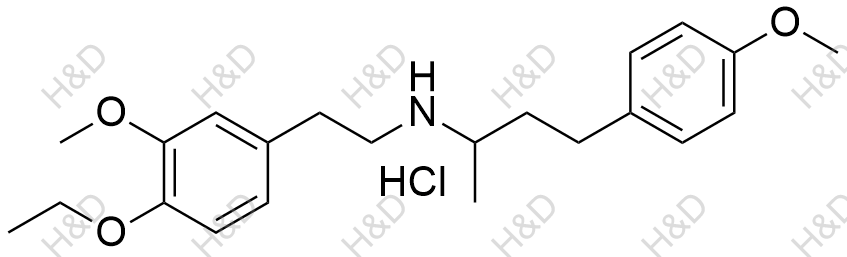 多巴酚丁胺杂质20(盐酸盐）结构式