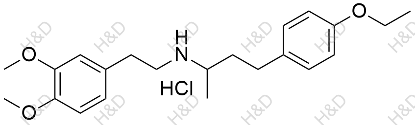 多巴酚丁胺杂质18(盐酸盐）结构式