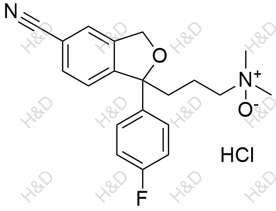 西酞普兰EP杂质H(盐酸盐)结构式