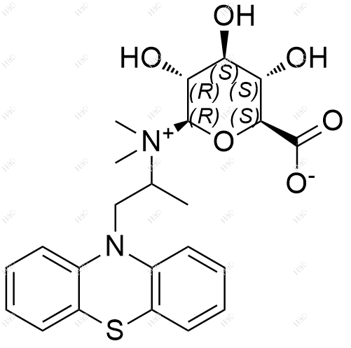 异丙嗪N-葡糖苷酸结构式