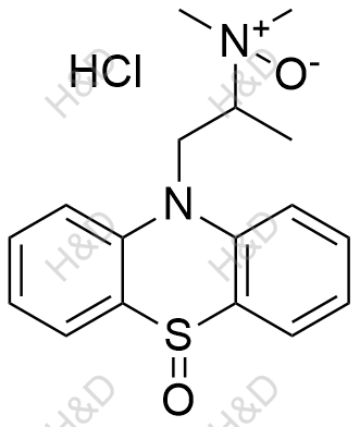 异丙嗪亚砜氮氧化物(盐酸盐)结构式