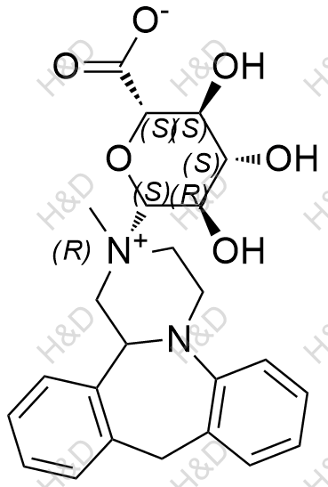 米安色林N-葡萄糖苷酸结构式