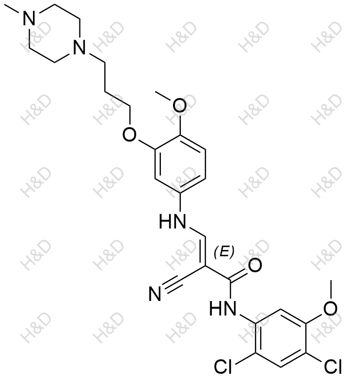 博舒替尼杂质35结构式