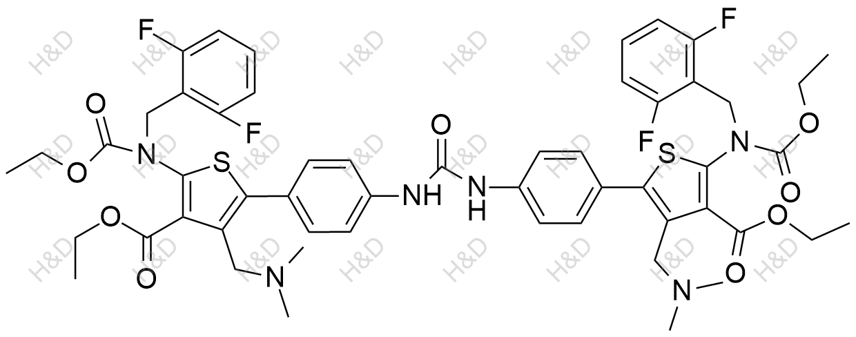 瑞卢戈利杂质63结构式