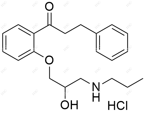 普罗帕酮(盐酸盐)结构式