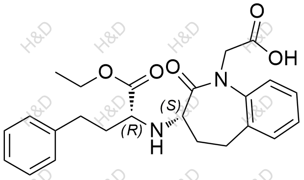 贝那普利USP有关物质B结构式