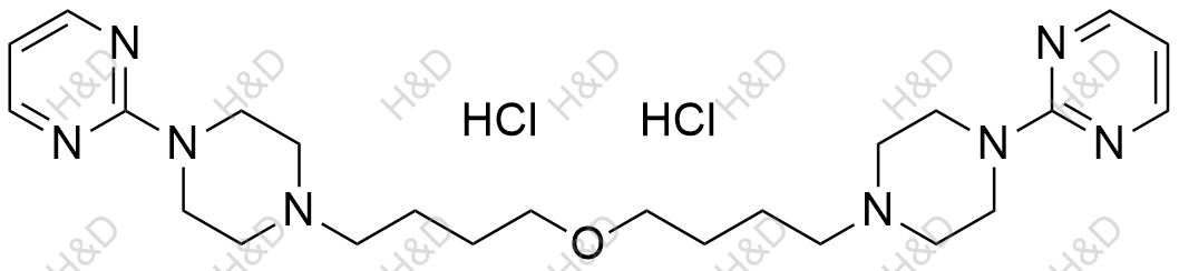 丁螺环酮EP杂质D(双盐酸盐)结构式