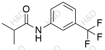 氟他胺EP杂质E化学结构式