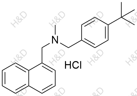 布替萘芬(盐酸盐)结构式