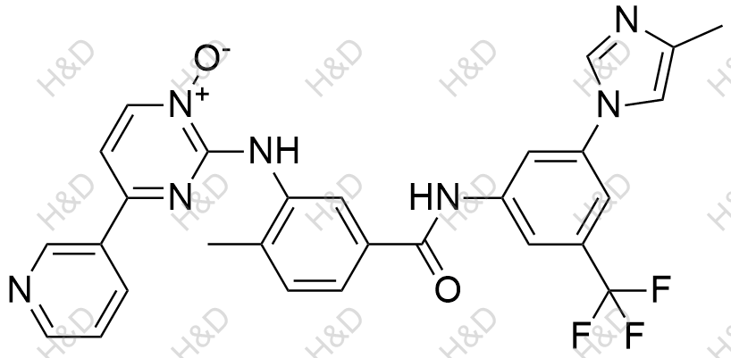 尼洛替尼氮氧化物杂质3结构式