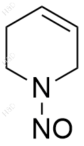 N-亚硝基-1,2,3,6-四氢吡啶结构式