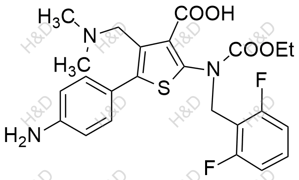 瑞卢戈利杂质32结构式