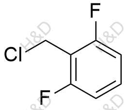 2,6-二氟氯苄化学结构式